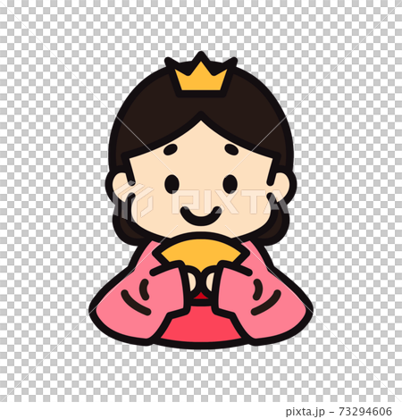 かわいいお雛様 かわいいお雛様 73294606