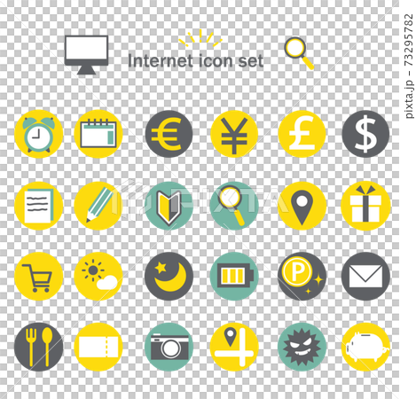 Internet application icon set ① Internet application icon set ① 73295782