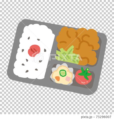 テイクアウト用お弁当のイラスト 73296007