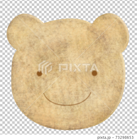 Hand drawn illustration of sweet baked goods cookie bear Hand drawn illustration of sweet baked goods cookie bear 73298653