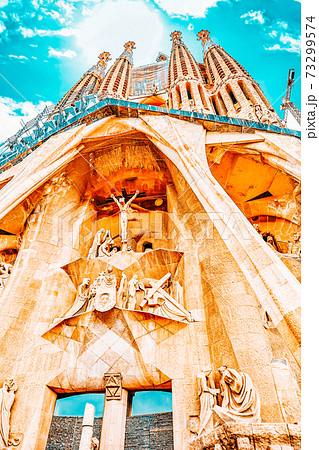 BARCELONA, SPAIN - SEPT 02, 2014 BARCELONA, SPAIN - SEPT 02, 2014 73299574