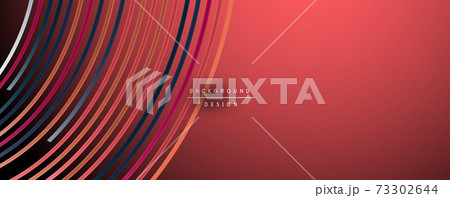 Abstract colorful lines vector background. Internet, big data and technology connections concept, abstract template 73302644