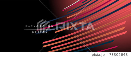 Abstract colorful lines vector background. Internet, big data and technology connections concept, abstract template 73302648