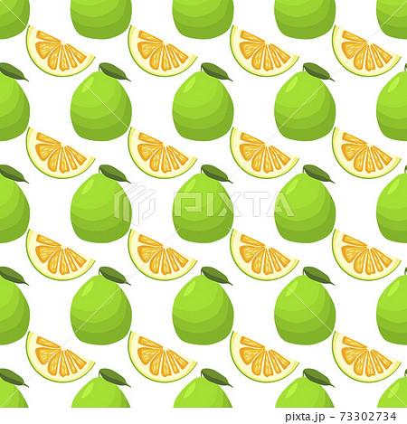 Illustration on theme big colored seamless pomelo Illustration on theme big colored seamless pomelo 73302734