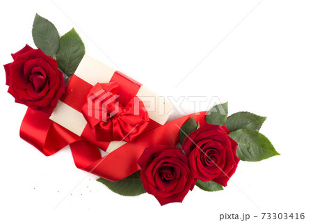 Valentine day gift and flowers Valentine day gift and flowers 73303416