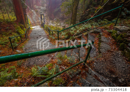 弘法大師伝説　独鈷の滝へと続く道（兵庫県丹波市氷上町香良）※作品コメント欄に撮影位置 73304418
