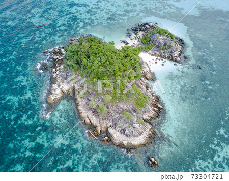 Aerial summer landscape of Lipe Island Aerial summer landscape of Lipe Island 73304721