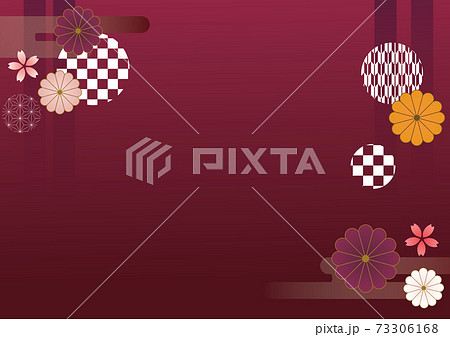 レトロな和風背景イメージ レトロな和風背景イメージ 73306168