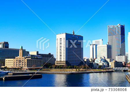 横浜市、横浜みなとみらい21とその周辺の風景 横浜市、横浜みなとみらい21とその周辺の風景 73308008