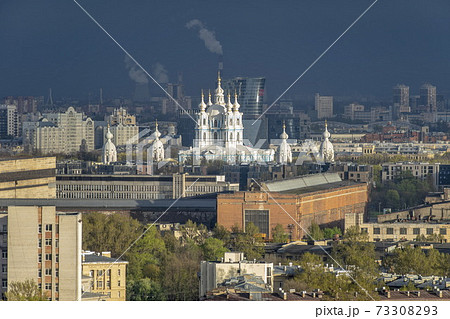 St. Petersburg from bird's-eye view St. Petersburg from bird's-eye view 73308293