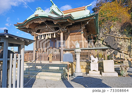 北九州市門司区にある和布刈神社社殿 73308664