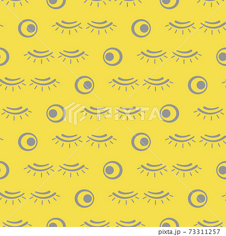 Vector seamless pattern with eyelashes. Makeup 73311257