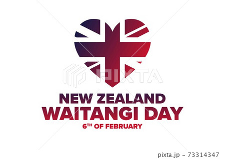 Waitangi Day. New Zealand. 6th of February. Holiday concept. Template for background, banner, card 73314347