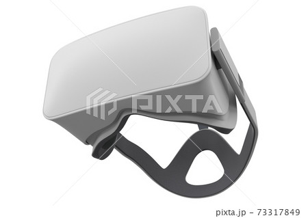 Virtual reality glasses isolated on white with cliping path. 3d rendering 73317849