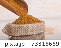In a bag poured cane brown sugar 73318689