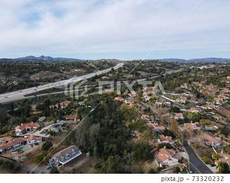 Aerial view of The East Canyon Area of Escondido 73320232