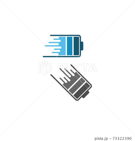 Battery logo icon design template vector 73322390