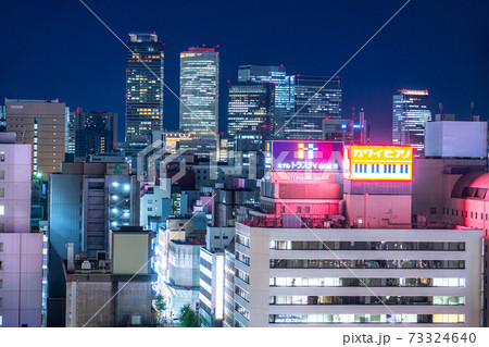 《愛知県》名古屋都市夜景・名古屋駅の摩天楼 73324640