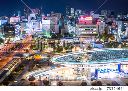 《愛知県》名古屋都市夜景・栄の街並み 《愛知県》名古屋都市夜景・栄の街並み 73324644
