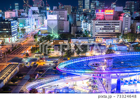 《愛知県》名古屋都市夜景・栄の街並み 《愛知県》名古屋都市夜景・栄の街並み 73324648
