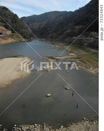 日本の川景色：木津川 73324945