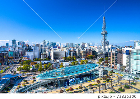 《愛知県》名古屋都市風景・栄の街並み 73325300