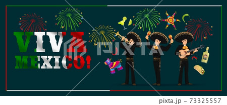 Mexican holiday mariachi with fiesta party food Mexican holiday mariachi with fiesta party food 73325557