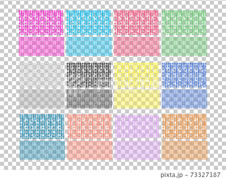 Dot illustration set square Dot illustration set square 73327187