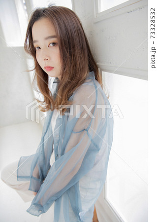 ゆるふわロングヘアー 日本人 ヘアスタイル 髪型 美容 モデル ゆるふわロングヘアー 日本人 ヘアスタイル 髪型 美容 モデル 73328532
