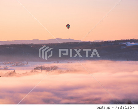 十勝川の気嵐 73331257