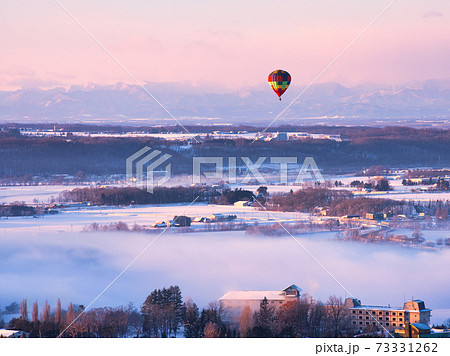 十勝川の気嵐 73331262