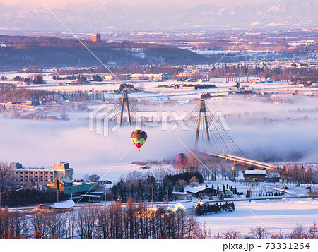 十勝川の気嵐 73331264