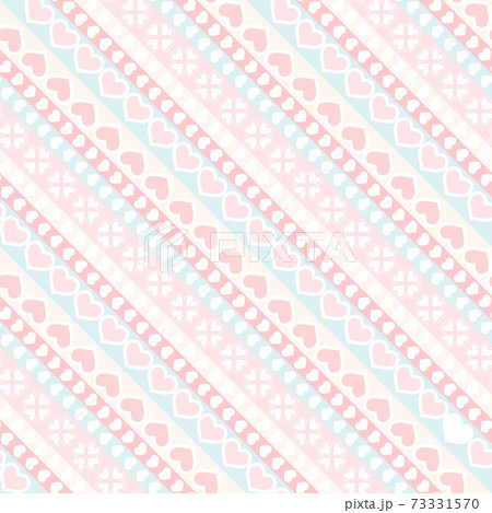 Colorful diagonal stripe and hearts seamless pattern valentine background Colorful diagonal stripe and hearts seamless pattern valentine background 73331570