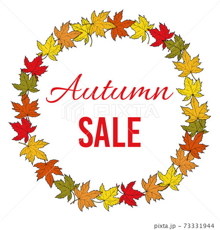 Autumn fall sale poster. Autumn fall sale poster. 73331944