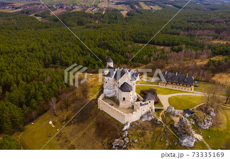 Renovated medieval Bobolice Castle, Poland Renovated medieval Bobolice Castle, Poland 73335169