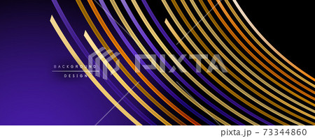 Abstract colorful lines vector background. Internet, big data and technology connections concept, abstract template 73344860