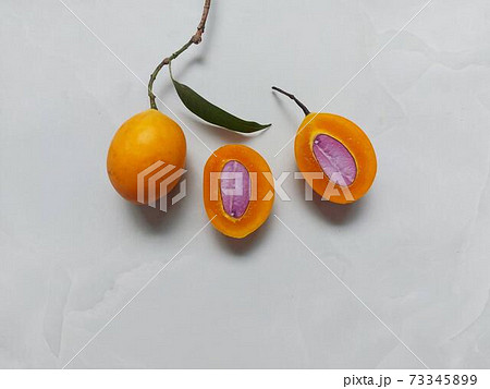 Marian Plum or Plango on the white background 73345899