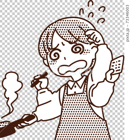 主婦・女性保育士　マルチタスクでキャパオーバーしている 73346003