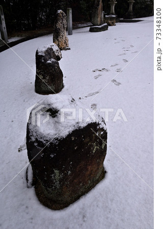 広島県福山市の団地に積雪(初冠雪:年にⅠ~2回の雪) 広島県福山市の団地に積雪(初冠雪:年にⅠ~2回の雪) 73348100