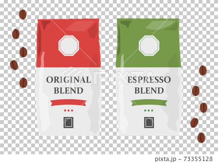 Coffee beans_bag_blend 73355128