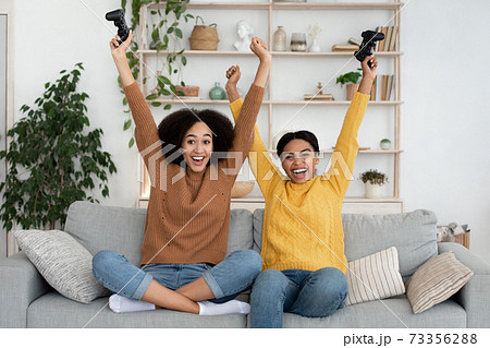 Emotions of victory, success and fun during covid-19 quarantine 73356288
