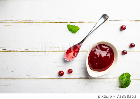 Homemade cranberry sauce Homemade cranberry sauce 73358253