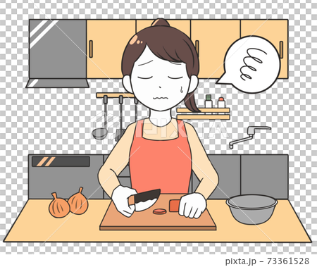 Women who are not good at cooking vegetables 73361528