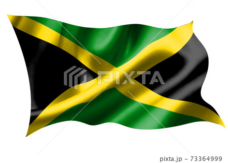 ジャマイカ　 国旗　シルク　アイコン 73364999