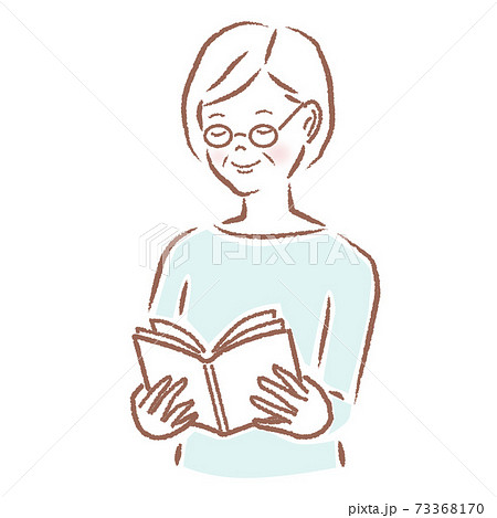 読書をする女性 73368170