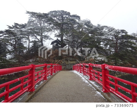 松島の雄島　渡月橋 73369075