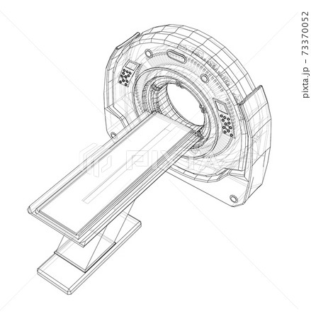 3d illustration of a MRI machine 3d illustration of a MRI machine 73370052