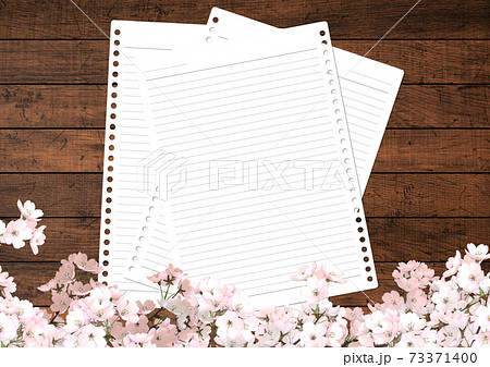 満開の桜の花 春 3DCG 満開の桜の花 春 3DCG 73371400