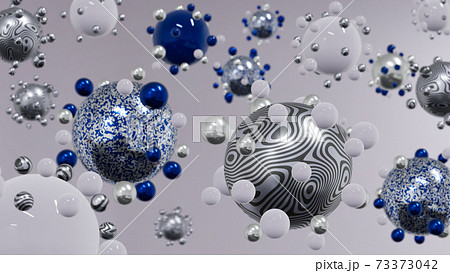 Virus,image,design,impression,sphere,blue,青,たくさん Virus,image,design,impression,sphere,blue,青,たくさん 73373042