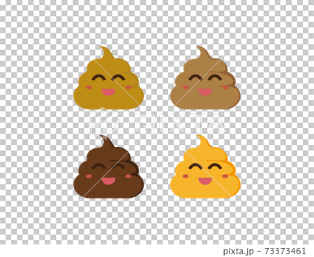 かわいいうんちのキャラクター ベクターイラスト 健康 かわいいうんちのキャラクター ベクターイラスト 健康 73373461
